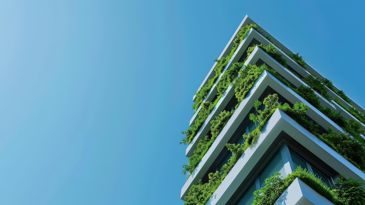 Photo sustainable architecture living building