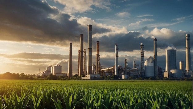 Sustainable business value chain with positive environ