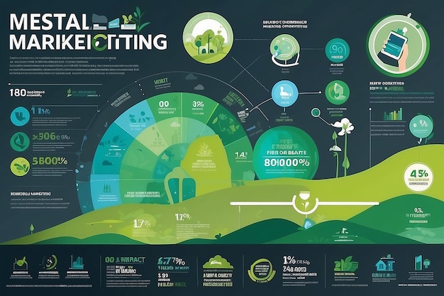 Sustainable Digital Marketing Metrics Infographic