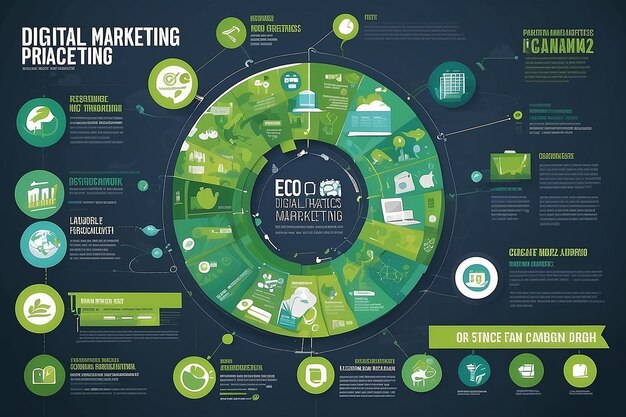 持続可能なデジタルマーケティングの実践 インフォグラフィック