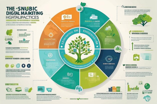 Sustainable Digital Marketing Practices Infographic