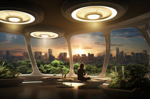 Sustainable energyefficient lighting solution vision city