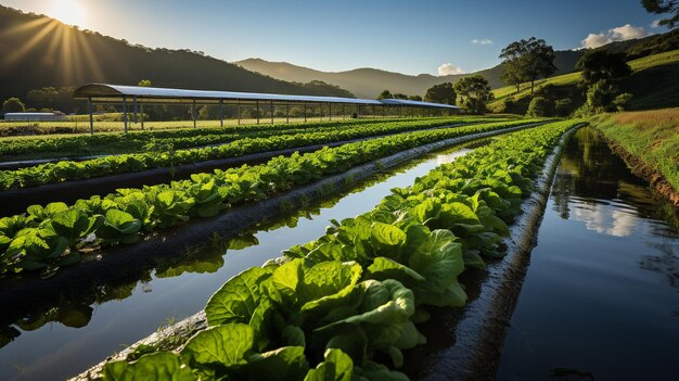 Sustainable farm with diverse crops