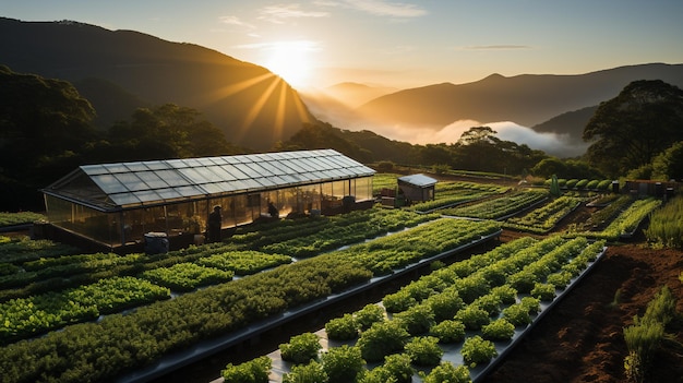 Sustainable Farm with Diverse Crops