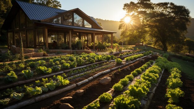 Sustainable Farm with Diverse Crops