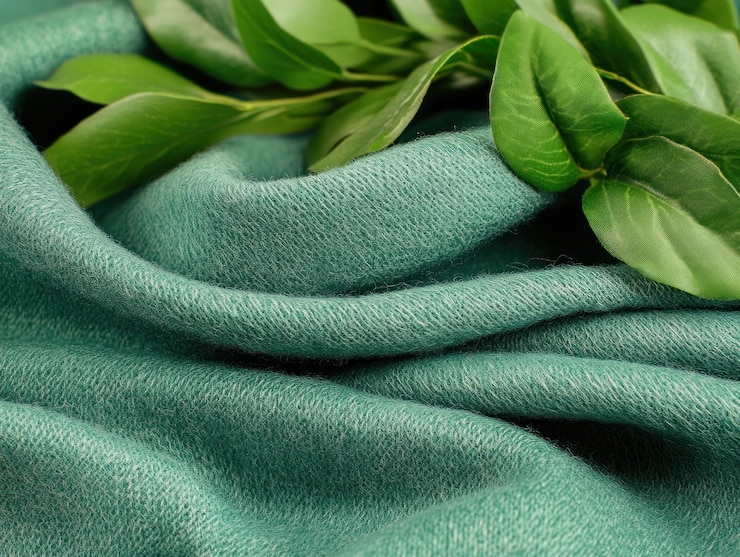Photo sustainable fashion organic cotton fabric crafted with slow fashion principles ethical clothing