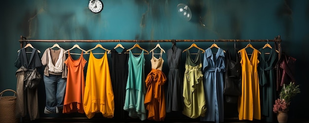 Photo sustainable fashion swaps clothing wallpaper