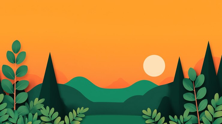 Photo sustainable growth renewable energy plants flat design illustration