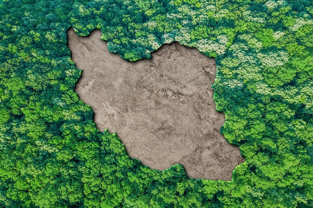 이란의 지속 가능한 서식지 지도, 환경 개념