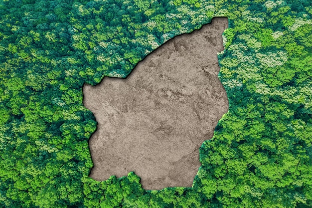 Habitat sostenibile mappa di san marino, concetto di ambiente