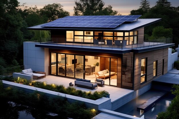 Sustainable home design with solar