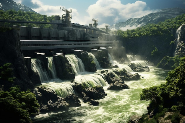 Sustainable Hydroelectric Energy Generation Generative AI