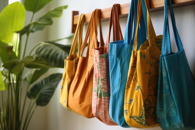 Sustainable lifestyle cloth shopping bags