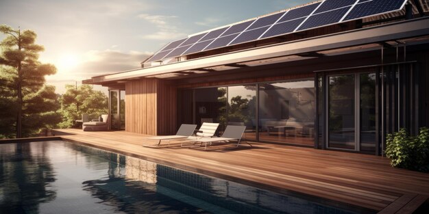 Creating a Sustainable Backyard Oasis with Solar Powered Features - Featured Image