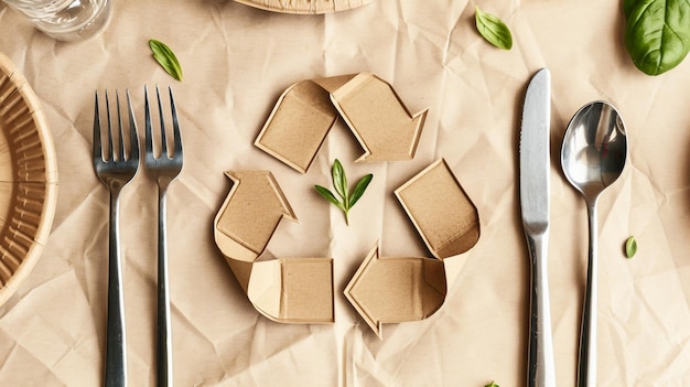 Foto materiali essenziali per un picnic sostenibile