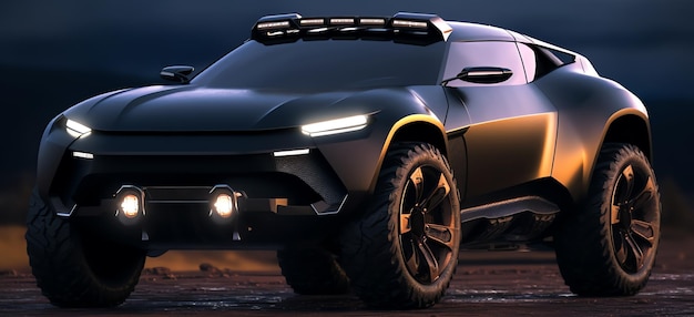 Foto concept suv generato da ai