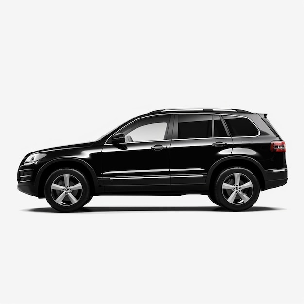 SUV sports luxury car expensive vehicle matte black side image