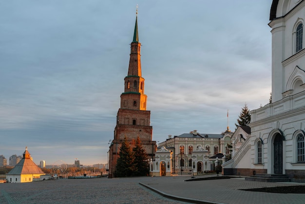 Suyumbike Leaning Tower in the Kazan Kremlin Kazan Republic of Tatarstan Russia