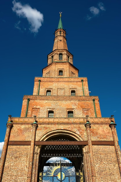 Suyumbike Toren in het Kremlin van Kazan close-up Tatarstan Rusland