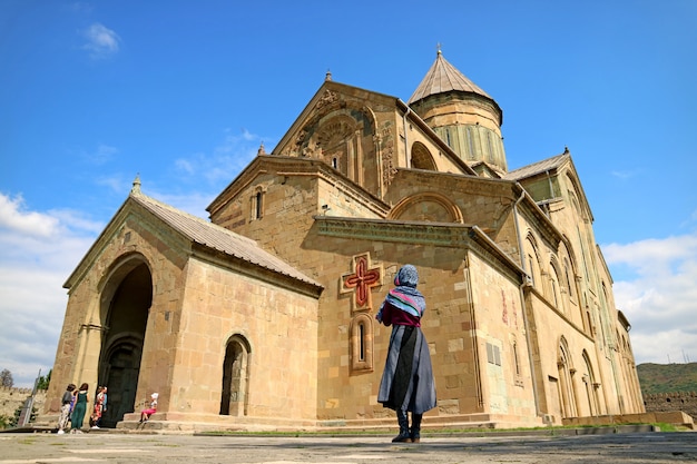 Svetitskhoveli cathedral or cathedral of the living pillar