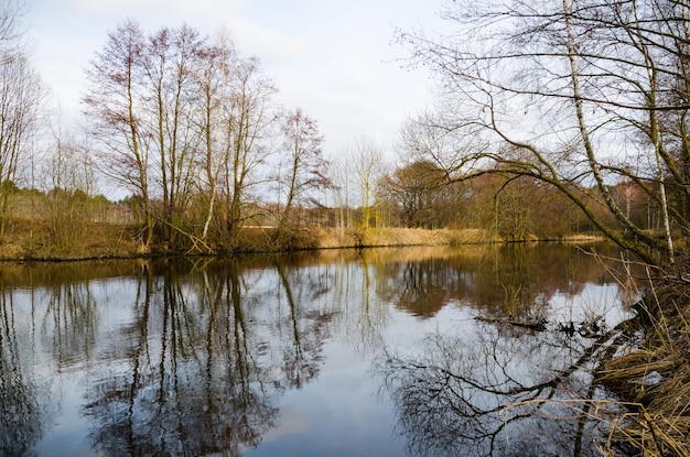 Svisloch River flows in Minsk and creates scenic spots Belarus