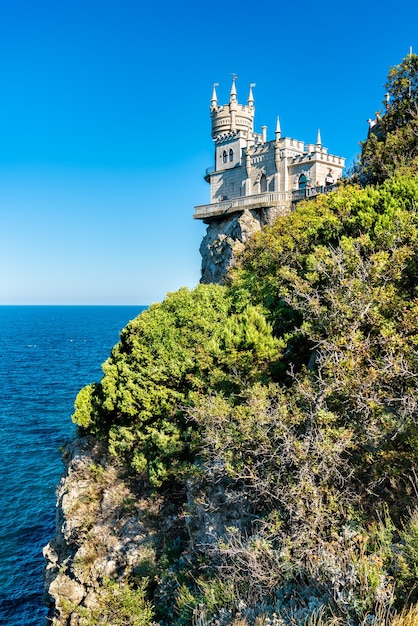 クリミア半島のヤルタ近くのツバメの巣城