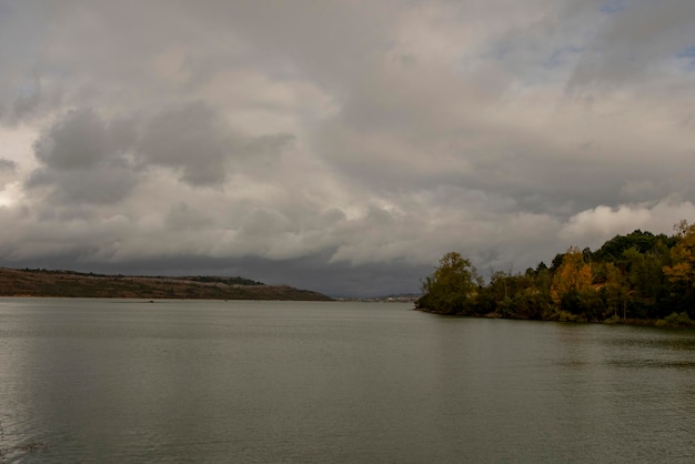 Swamp of the ebro river in cantabria