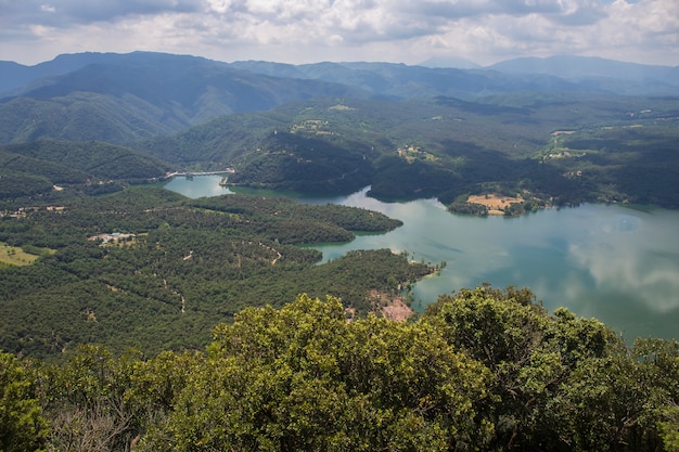 Photo swamp of sau from the crags of tavertet