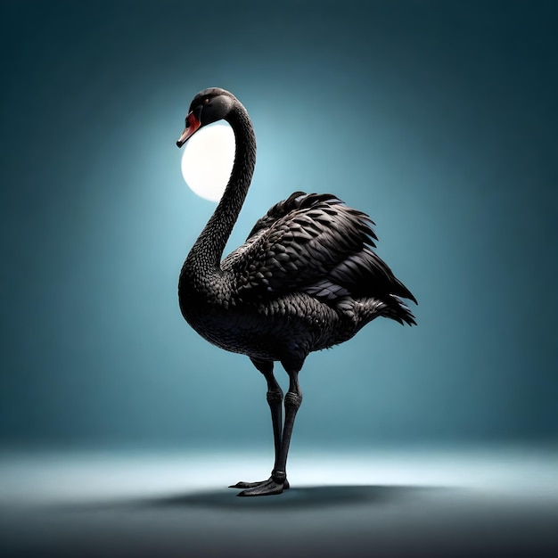 swan duck black bebek belibis