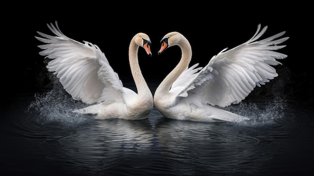swan love