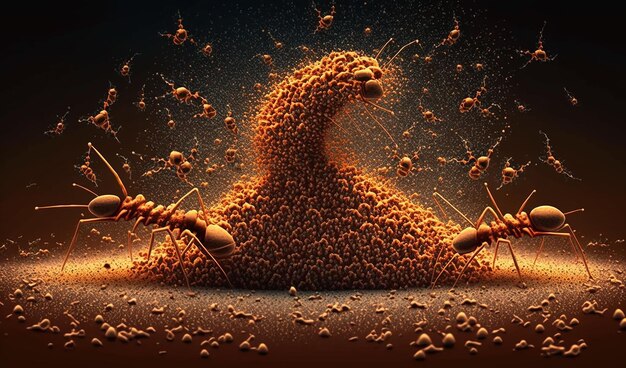 Swarm of Fire Ants