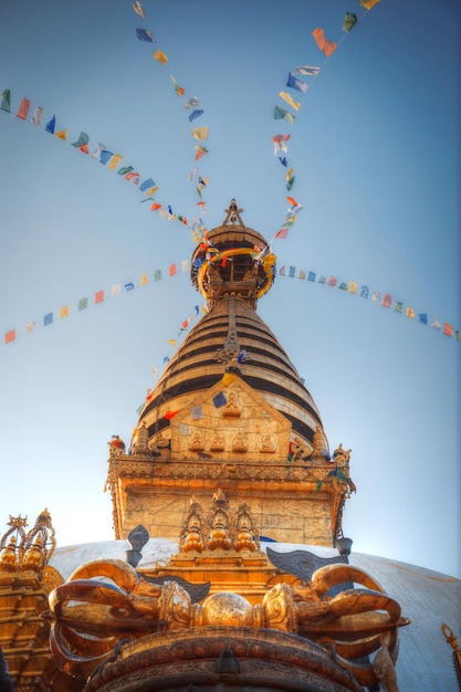 Foto swayambhunath stoepa