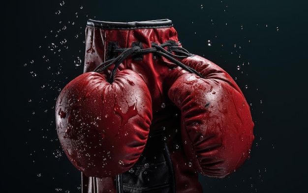 Sweat Drenched Boxing Glove