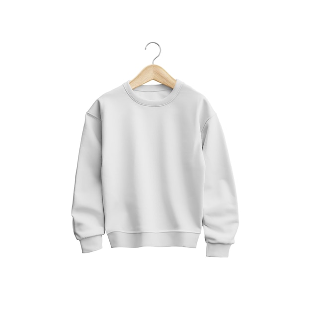 Sweatshirt op witte achtergrond