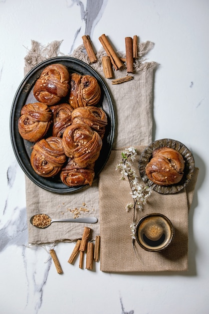 Swedish cinnamon sweet buns