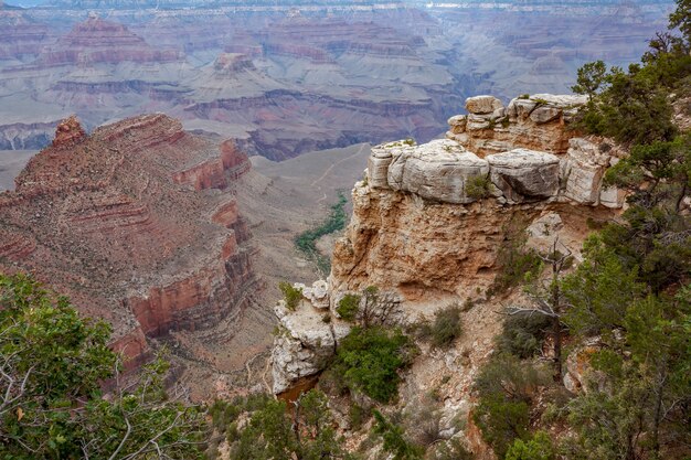 Sweeping view of the Grand Canyon in Arizona