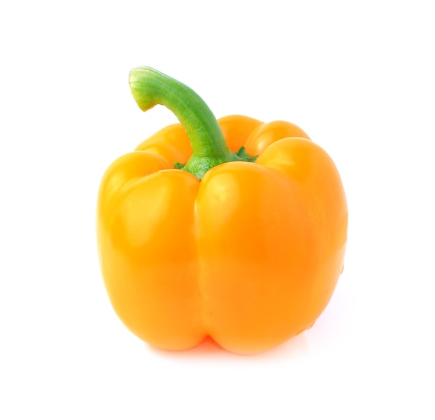 Sweer pepper isolated on white background.