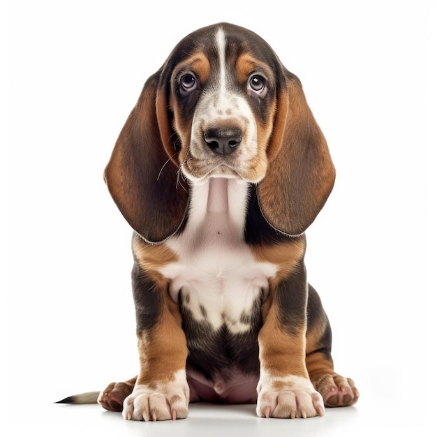 Sweet Basset Hound Puppy