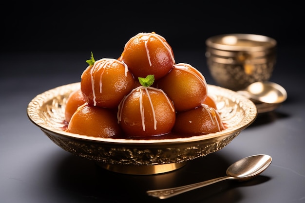 Sweet bliss Gulab jamun melk gebaseerde dumpling een geliefde traktatie voor Indiase en Pakistaanse feesten