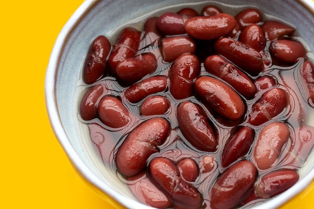 Sweet boiled red beans Delicious dessert