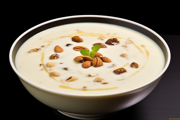 Photo sweet bundi kheer or payasam is a tasty indian dessert recipe