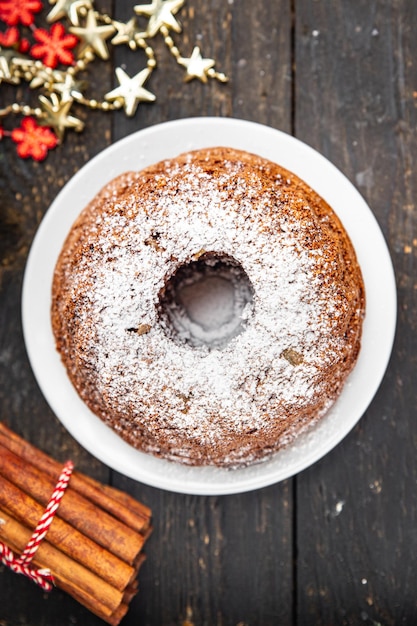 甘いケーキクリスマストリートチョコレート味お正月ベーキング料理お食事おやつ