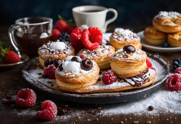 Sweet cakes for tea break