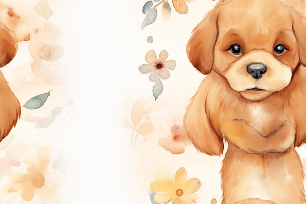 Foto sweet canine serenity disegni ad acquerello per rilassarsi e creare cani artistici disegni ad acquerello per cani