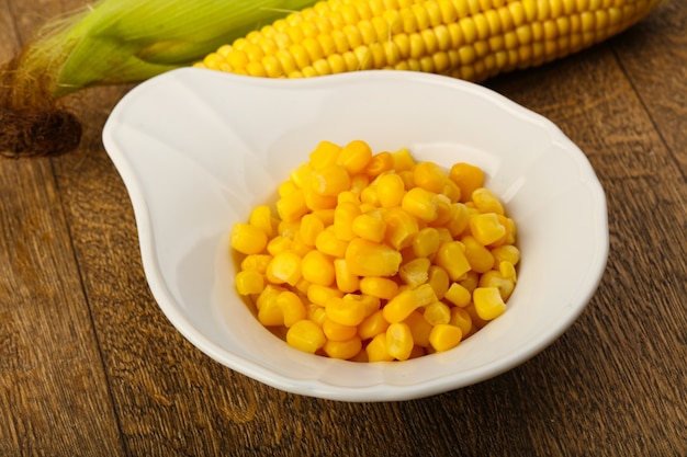 Sweet canned corn