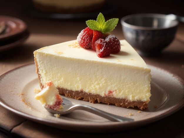 A sweet cheesecake background