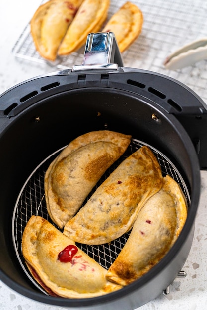 Sweet Cherry Empanadas in Air Fryer