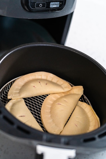 Sweet cherry empanadas in air fryer