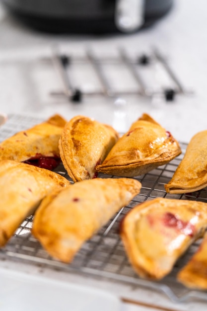 Sweet cherry empanadas in air fryer