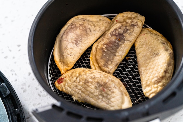 Sweet cherry empanadas in air fryer